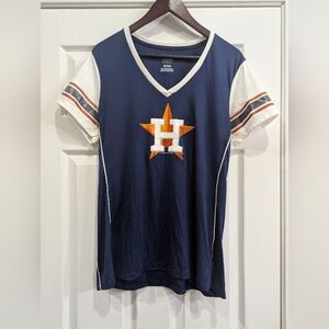 Houston Astros Official MLB Women's T-Shirt with Glitter Accent, Size XXL